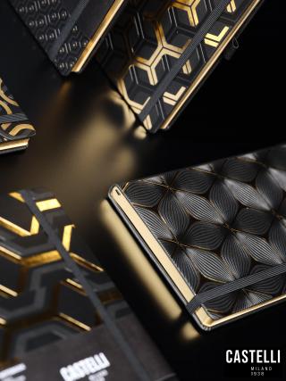 Notizbücher von Castelli Milano in der Serie BLACK & GOLD.
