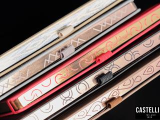Verschiedene Notizbücher von Castelli Milano in der Serie CESELLO.