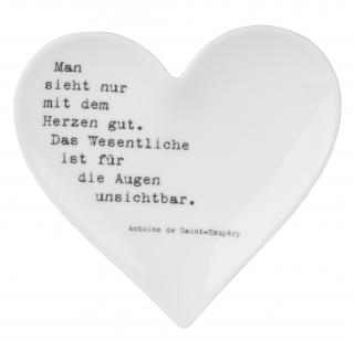 Kleiner Herzteller mit der Aufschrift 