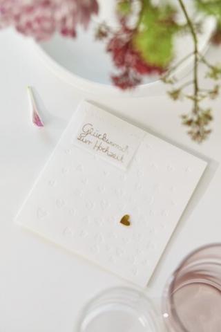Glückwunschkarte mit der Aufschrift 